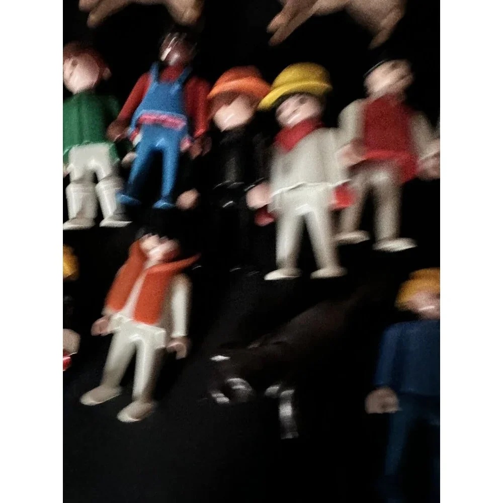 Vintage 1974 Geobra Playmobile Figures And animals Set‎